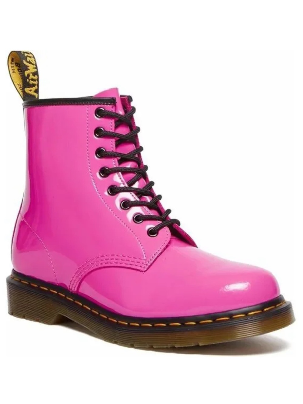 Dr. martens 1460 WOMEN'S PATENT LEATHER LACE UP BOOTS Size 8 Ladies